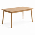 Tavolo da pranzo rettangolare in rovere naturale 140 x 80 x 75 cm